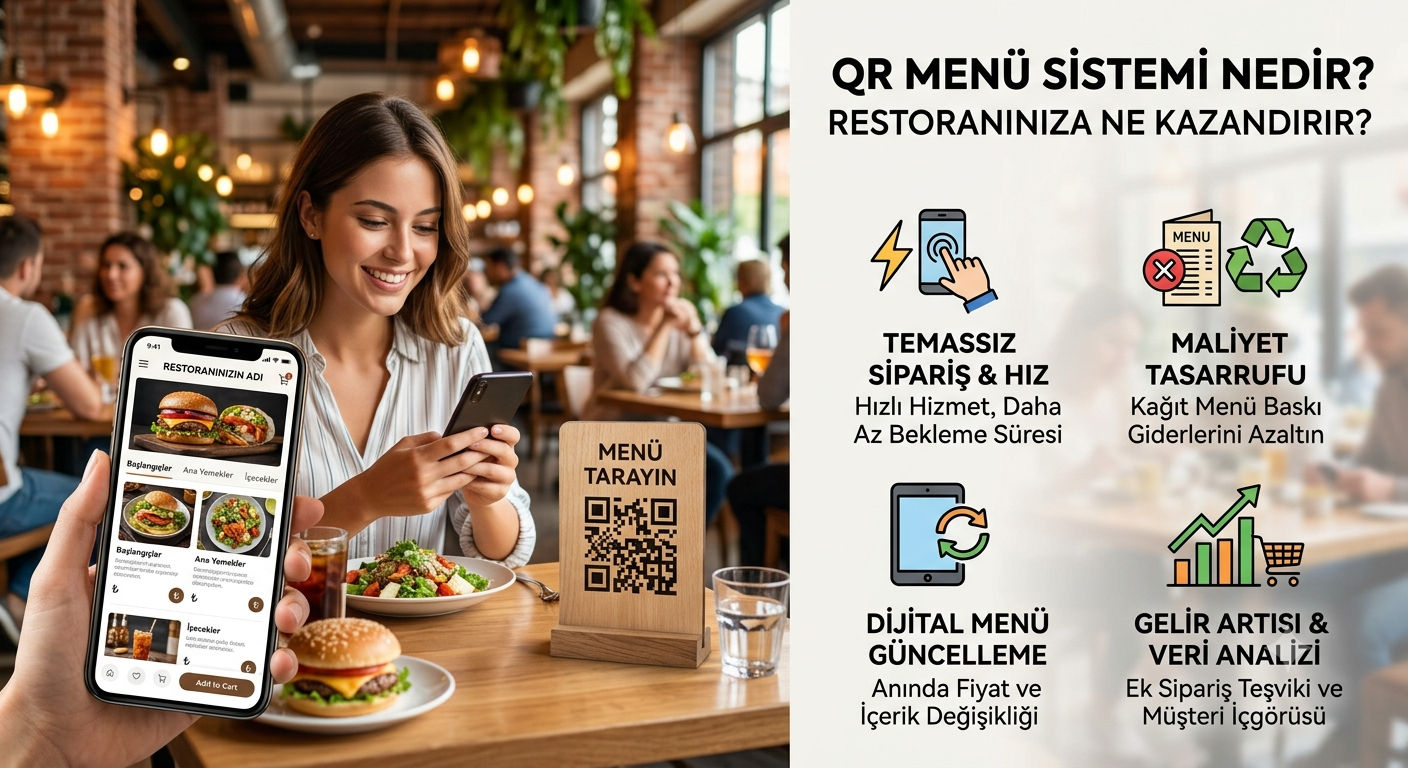 QR Menü Sistemi Nedir? Restoranınıza Ne Kazandırır?